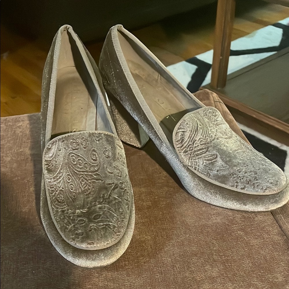 New York Transit Paisley Velvet Loafers